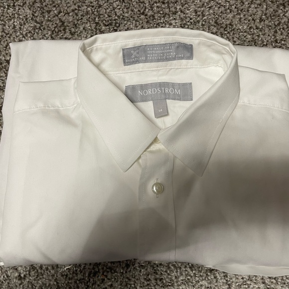 Boys white button down shirt. - Picture 2 of 2